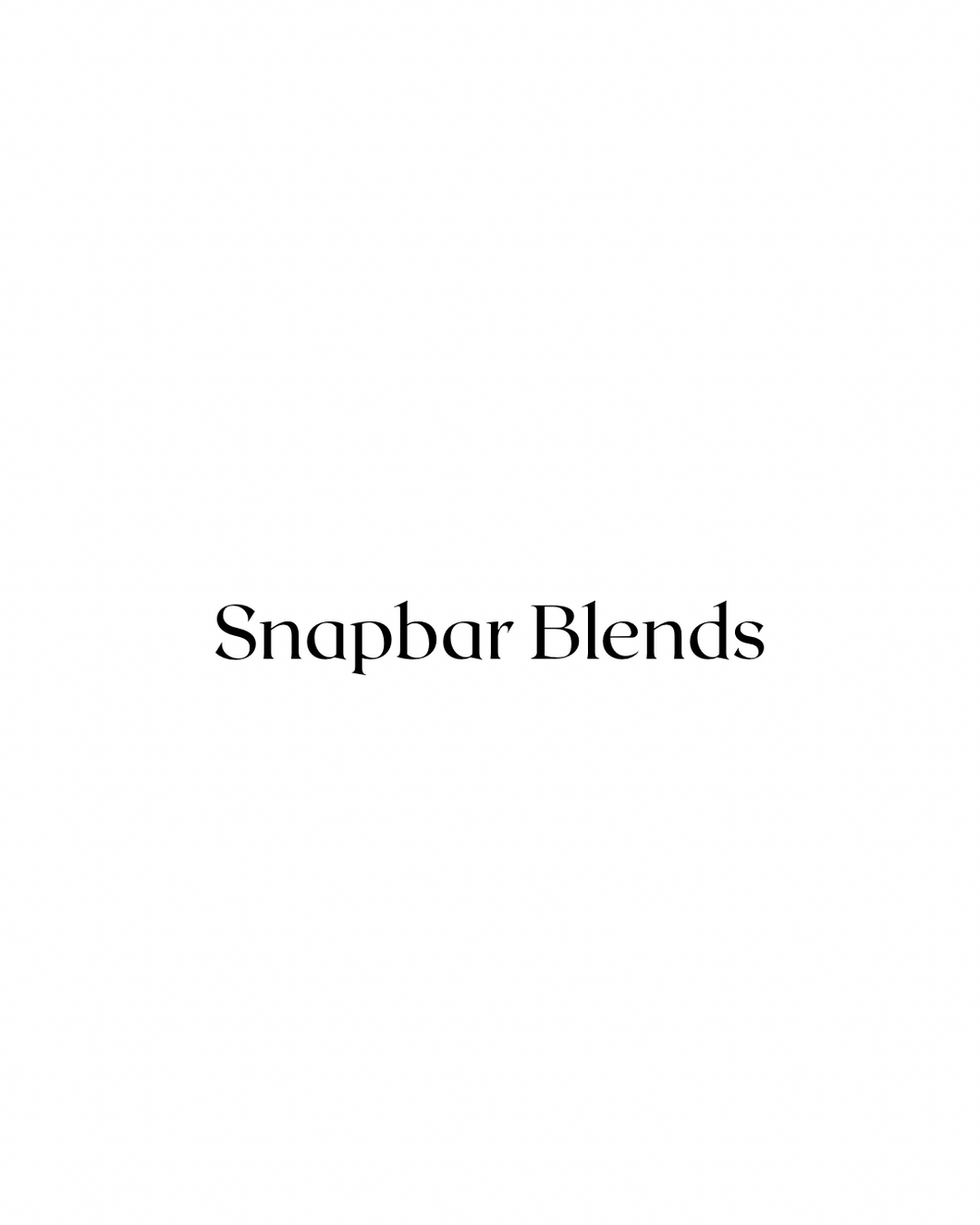 Snapbar Blends