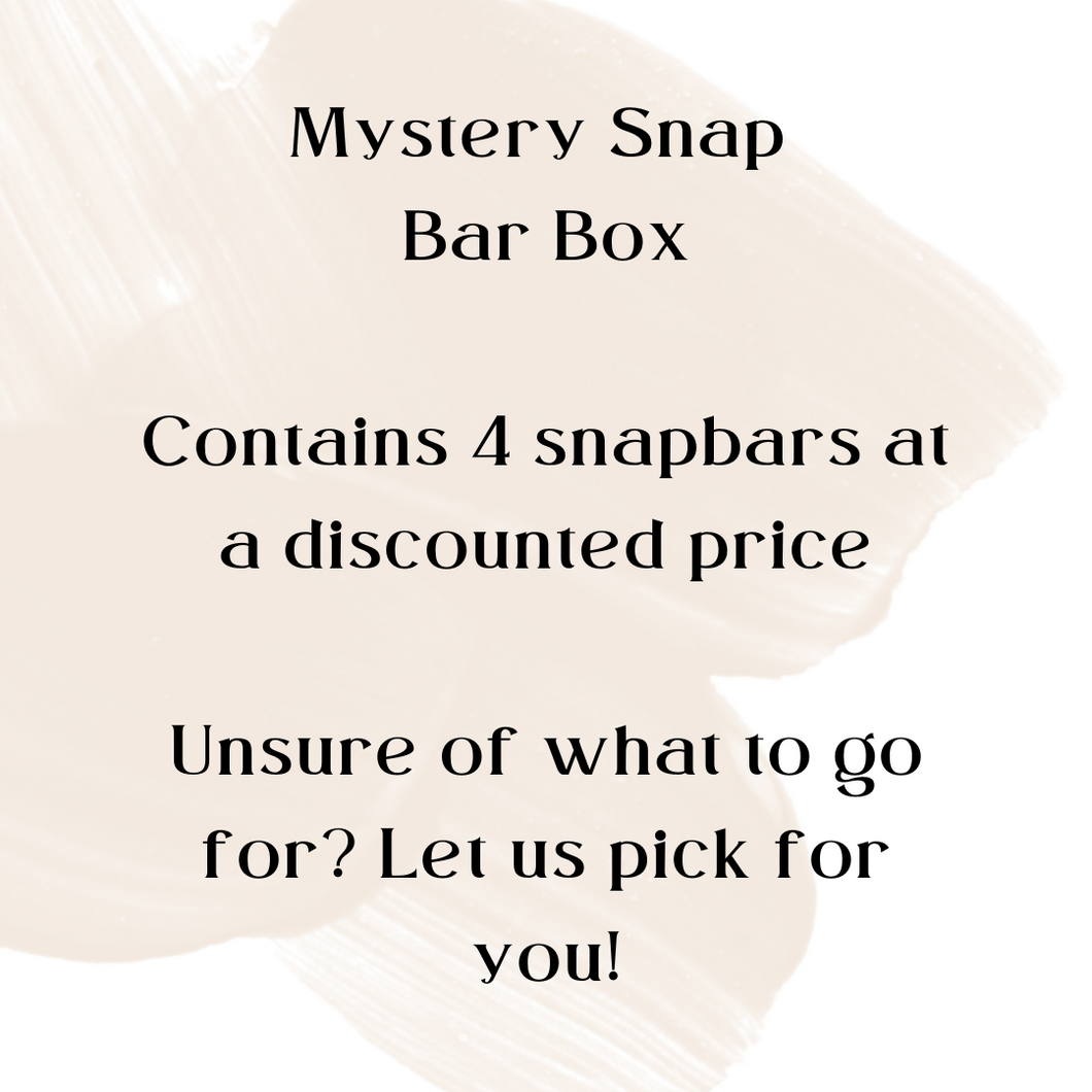 Mystery snap bar box